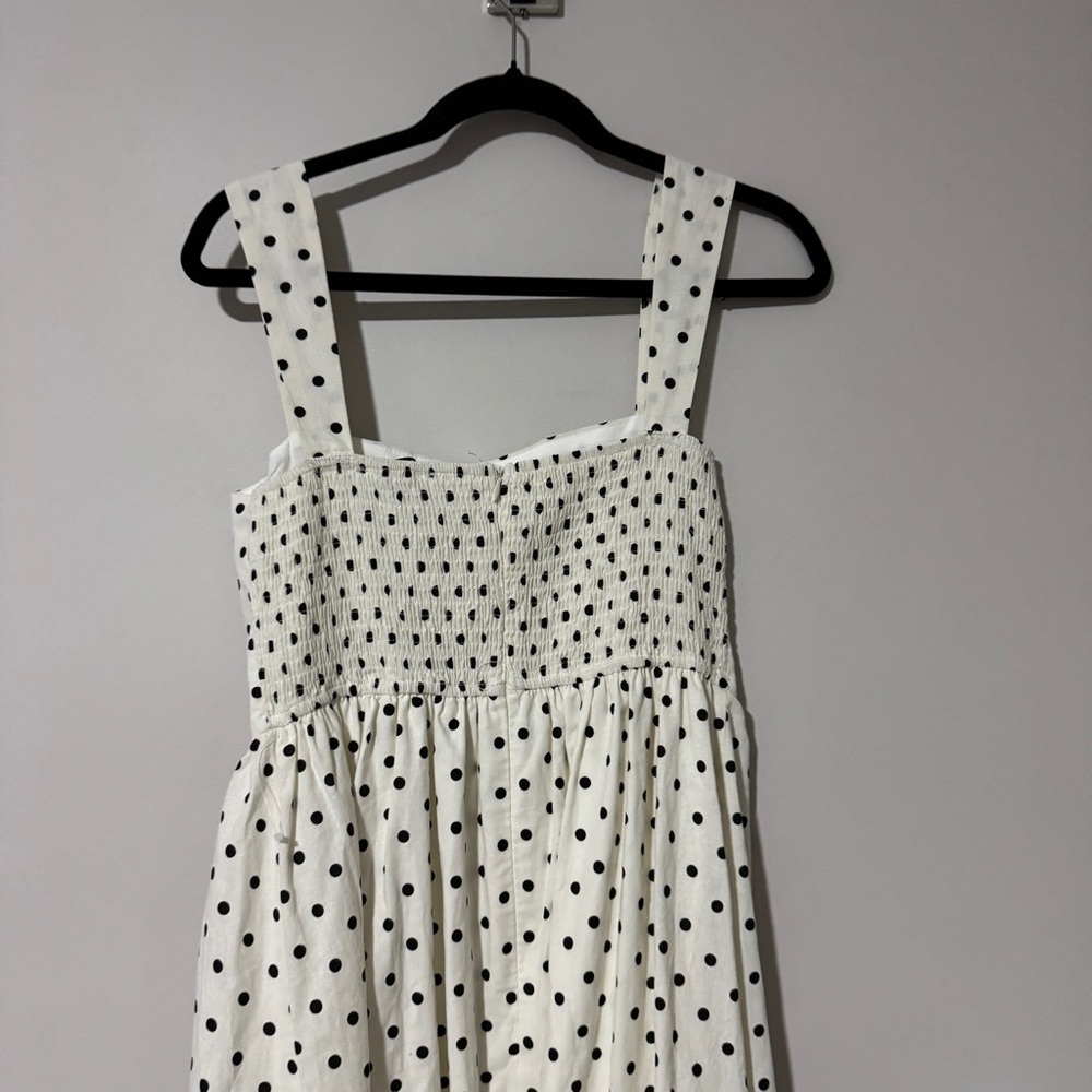Petal & Pup Cream Polka Dot Midi Dress - Picture 8 of 9